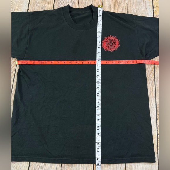 Vintage 90s American Legion Black T Shirt Poppy Run 1997 Large - Picture 5 of 6
